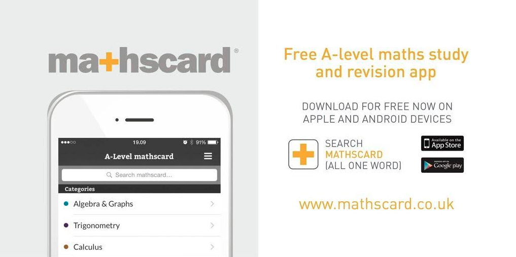 Free A-Level maths study and revision app