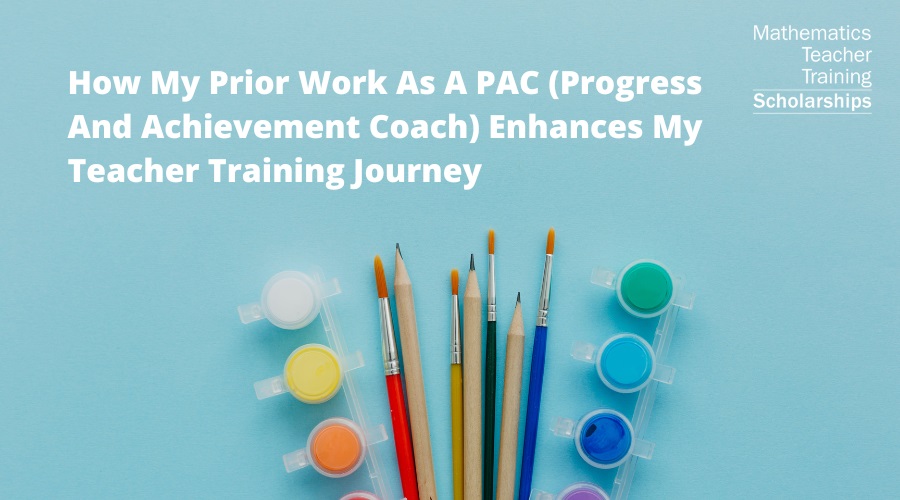 Matthew Dinkovski talks about how his previous work as a PAC (Progress and Achievement Coach) enhances his teacher training journey.