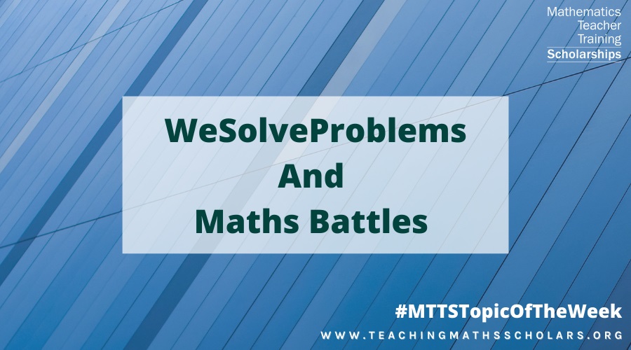 Want to know more about WeSolveProblems And Maths Battles? WeSolveProblems combines creative mathematical thinking and skills in communicating mathematical ideas!