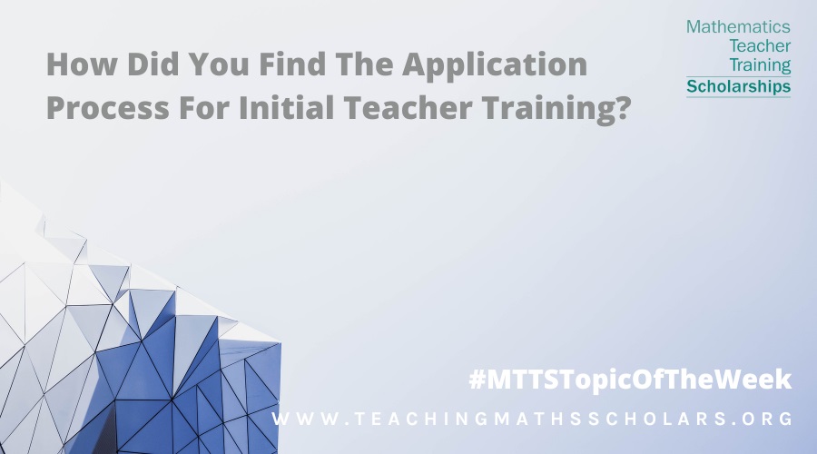 In this Scholars' Blog, William Mottram talks about the application process to initial teacher training.
