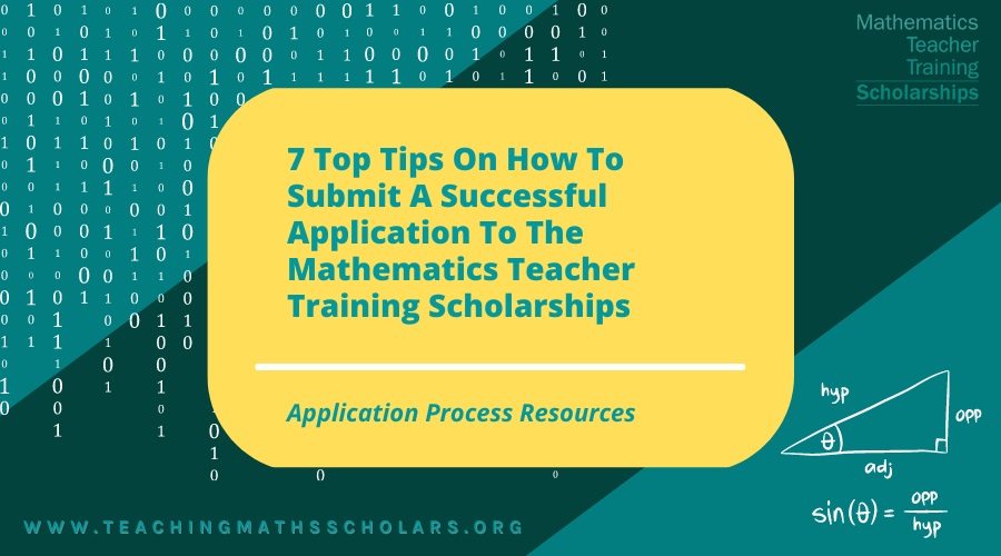As with all job applications, give your application to the Maths Scholarships the time and care it deserves.